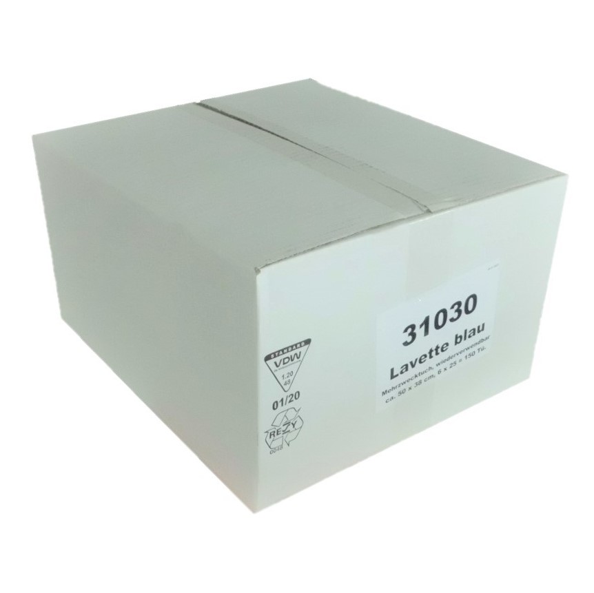 31030 Lavette blau Karton geschlossen