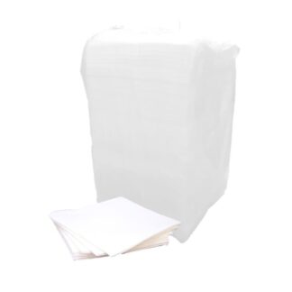Vlies-Allzwecktuch, ca. 450 Tücher, weiß, 125 g/m², 38×40 cm, Viskose/Polypropylen, 10 kg im Polysack
