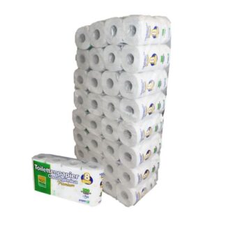 Toilettenpapier Paperdi Premium, 3-lagig, naturweiß, Recyclingpapier (RC), 250 Blatt, 8×8=64 Rollen