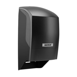 Toilettenpapierspender Katrin System, schwarz, Kunststoff