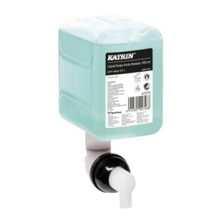 Seifencreme Katrin Green, grün, Birkenholzduft, 500 ml, 12 Kartuschen