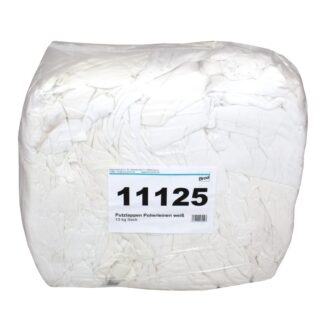 Polierleinen Putzlappen, weiß, Damast-Bettwäsche, 10 kg