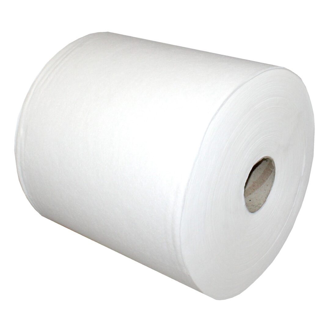 NOWOLIN® Poliertuch 65, Textilcharakter, 500 Blatt, glatte Oberflächenstruktur, weiß, Viskose/Polyester, ca. 30×38 cm, 1 Rolle – Bild 5