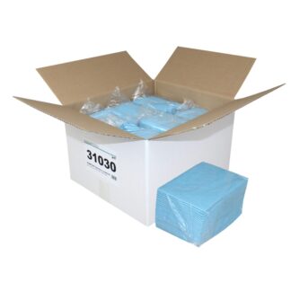 NOWOLIN® Extra Plus Lavette 80, 150 Tücher, Universaltücher mit Textilcharakter, Lochstruktur, blau, Viskose/Polyester, 50×38 cm, 6×25=150 Tücher