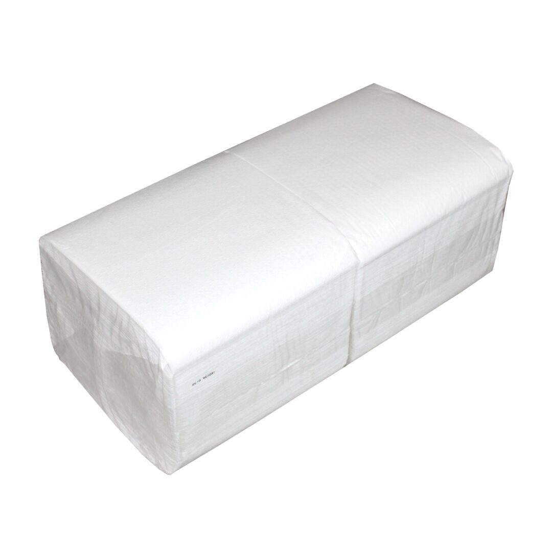 Servietten Huchtemeier, 1-lagig, weiß, Zellstoff, 32,5×32 cm, 1/4 Falz, 9×500=4.500 Stück – Bild 5