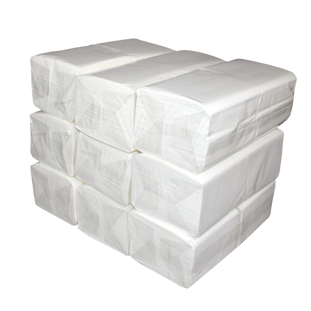 Servietten Huchtemeier, 1-lagig, weiß, Zellstoff, 32,5×32 cm, 1/4 Falz, 9×500=4.500 Stück – Bild 6