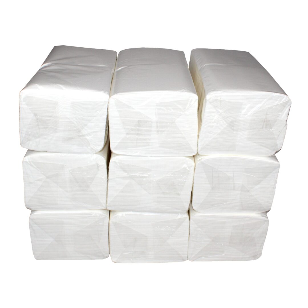 Servietten Huchtemeier, 1-lagig, weiß, Zellstoff, 32,5×32 cm, 1/4 Falz, 9×500=4.500 Stück – Bild 7