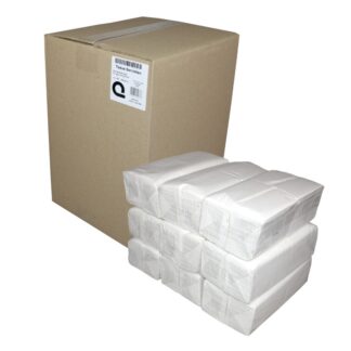 Servietten Huchtemeier, 1-lagig, weiß, Zellstoff, 32,5×32 cm, 1/8 Falz, 9×500=4.500 Stück