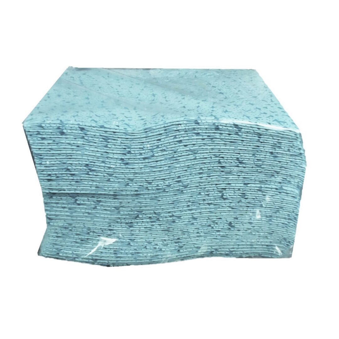 Polypropylen Spezialwischtücher, 420 Tücher, blau, 48×38 cm, 12×35=420 Tücher – Bild 3