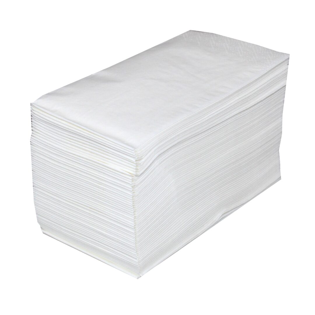 Servietten Huchtemeier, 2-lagig, weiß, Zellstoff, 32,5×32,5 cm, 1/8 Falz, 4×250=1000 Stück – Bild 3