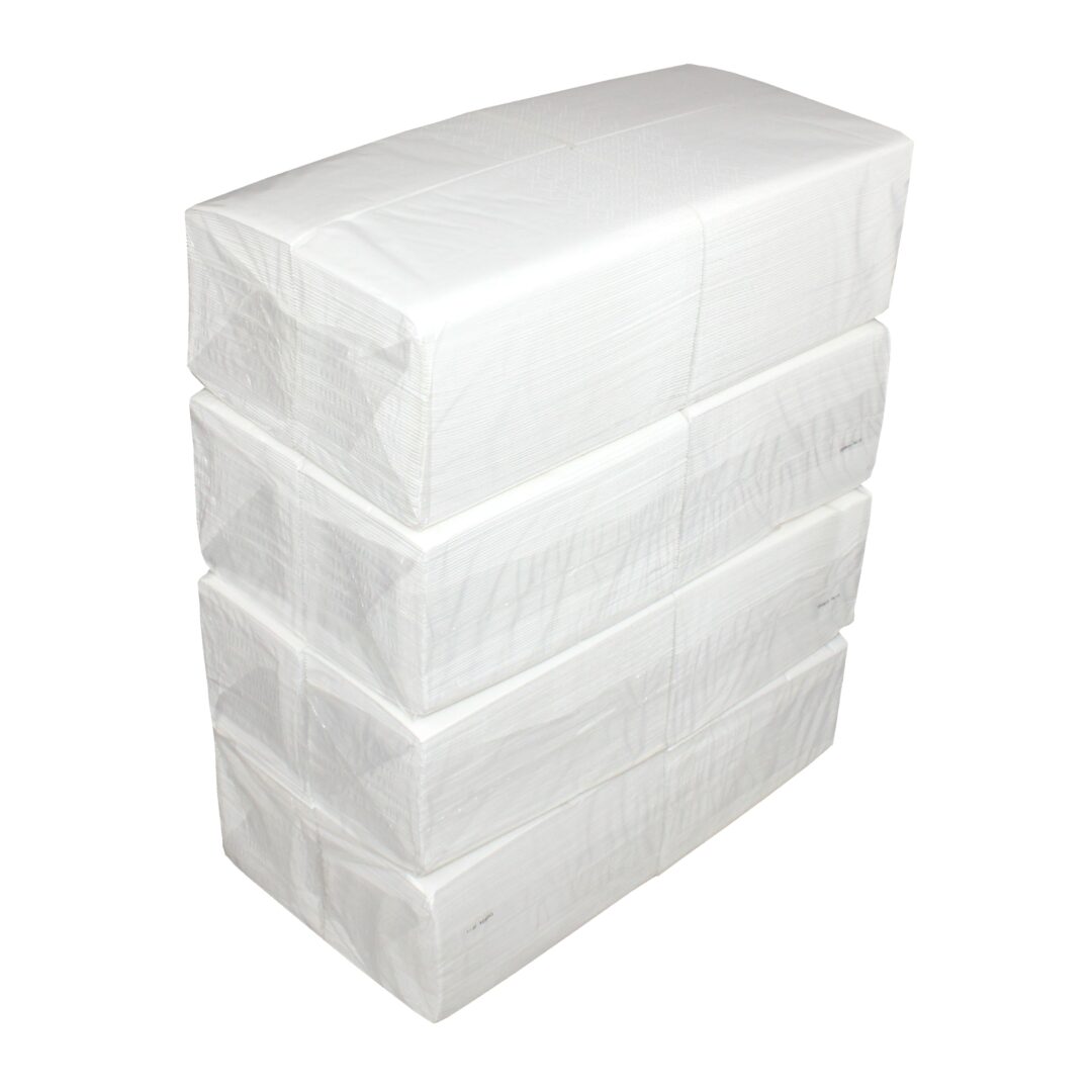 Servietten Huchtemeier, 2-lagig, weiß, Zellstoff, 32,5×32,5 cm, 1/8 Falz, 4×250=1000 Stück – Bild 4