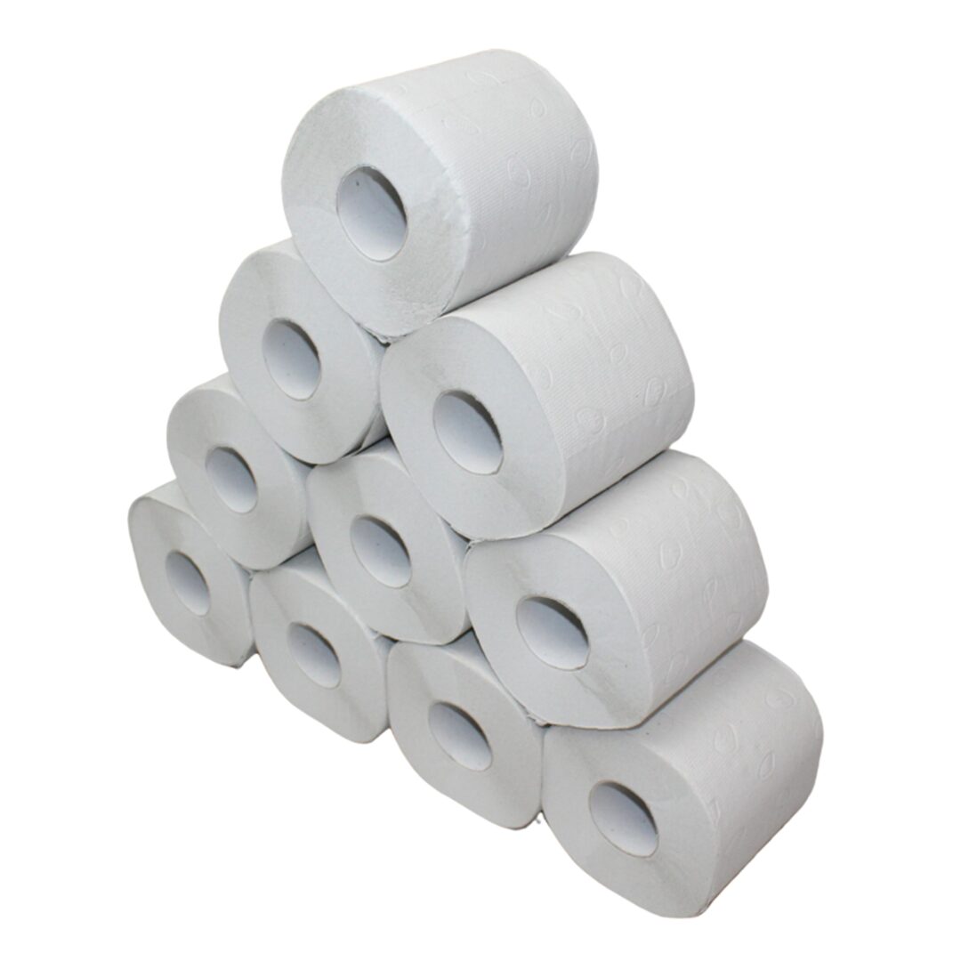 Toilettenpapier Paperdi, 2-lagig, naturweiß, 250 Blatt, 8×8=64 Rollen – Bild 7