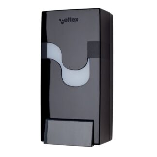 Seifenspender Celtex Megamini, 900 ml-Leerkartusche, schwarz, Kunststoff