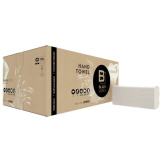 Falthandtuch BlackSatino GreenGrow, 2-lagig, hellbeige, Miscanthus + Recyclingpapier, 25x23cm, V-Falz, 3210 Tücher