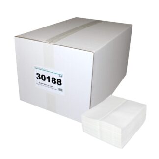 Brotex® Mars 60, 600 Tücher, Airlaid Wischtücher, glatte Oberfläche, weiß, Zellstoff, 30×38 cm, 16×50=800 Tücher