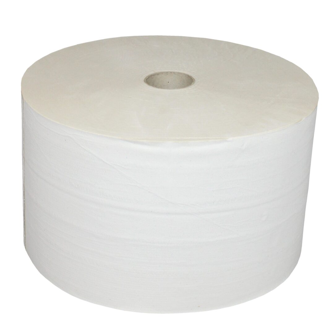 Putztuchrolle Brod 2500, 2191 Blatt, 2-lagig, weiß, Recyclingpapier (RC), 21,5×35 cm, perforiert, 767 m, perforiert, Rolle – Bild 7