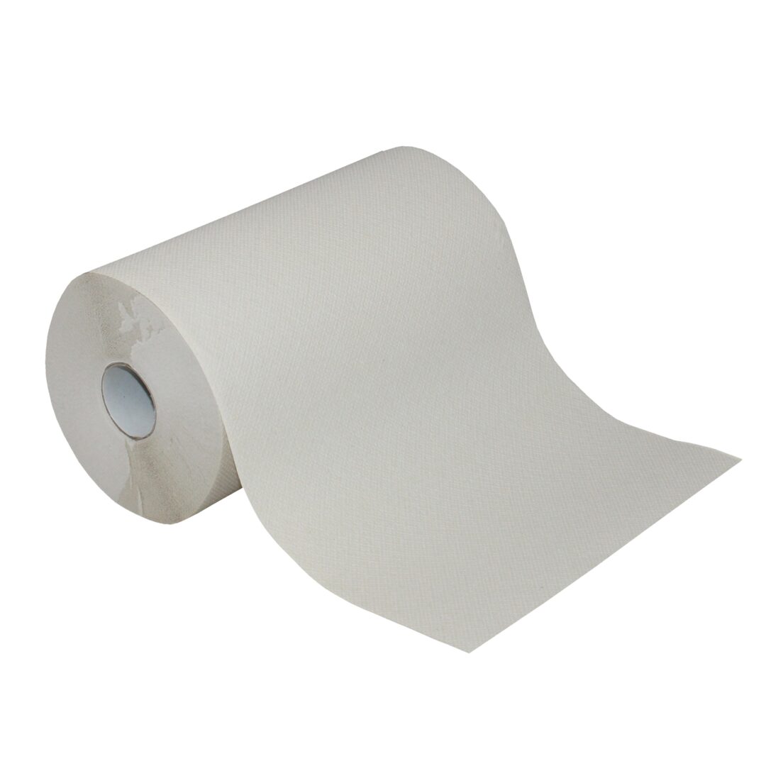 Putztuchrolle Brod 100, 100 Blatt, 3-lagig, natur, Recyclingpapier (E-Tissue), 24×38 cm, 38 m, 10 Rollen – Bild 5