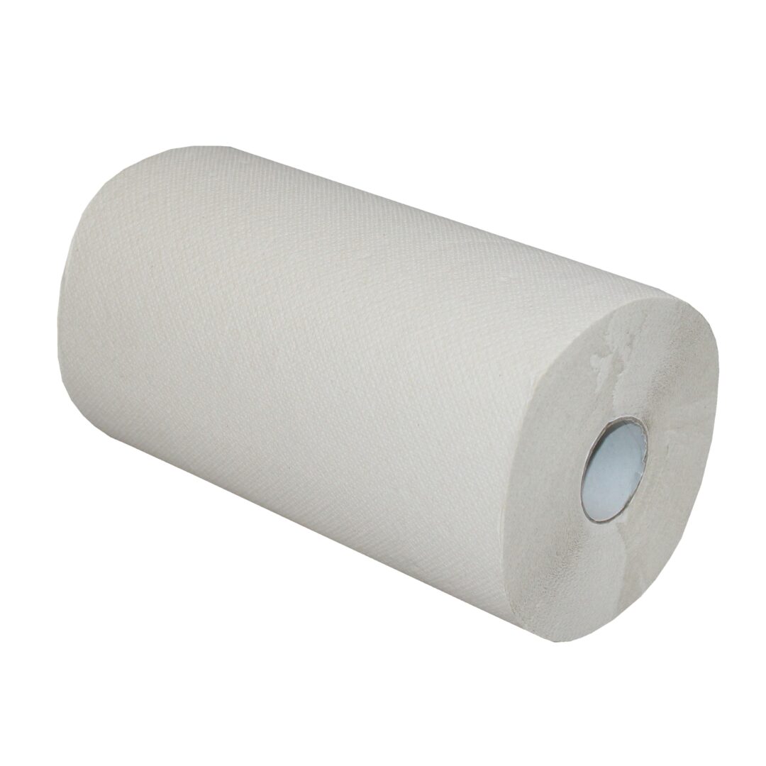 Putztuchrolle Brod 100, 100 Blatt, 3-lagig, natur, Recyclingpapier (E-Tissue), 24×38 cm, 38 m, 10 Rollen – Bild 7