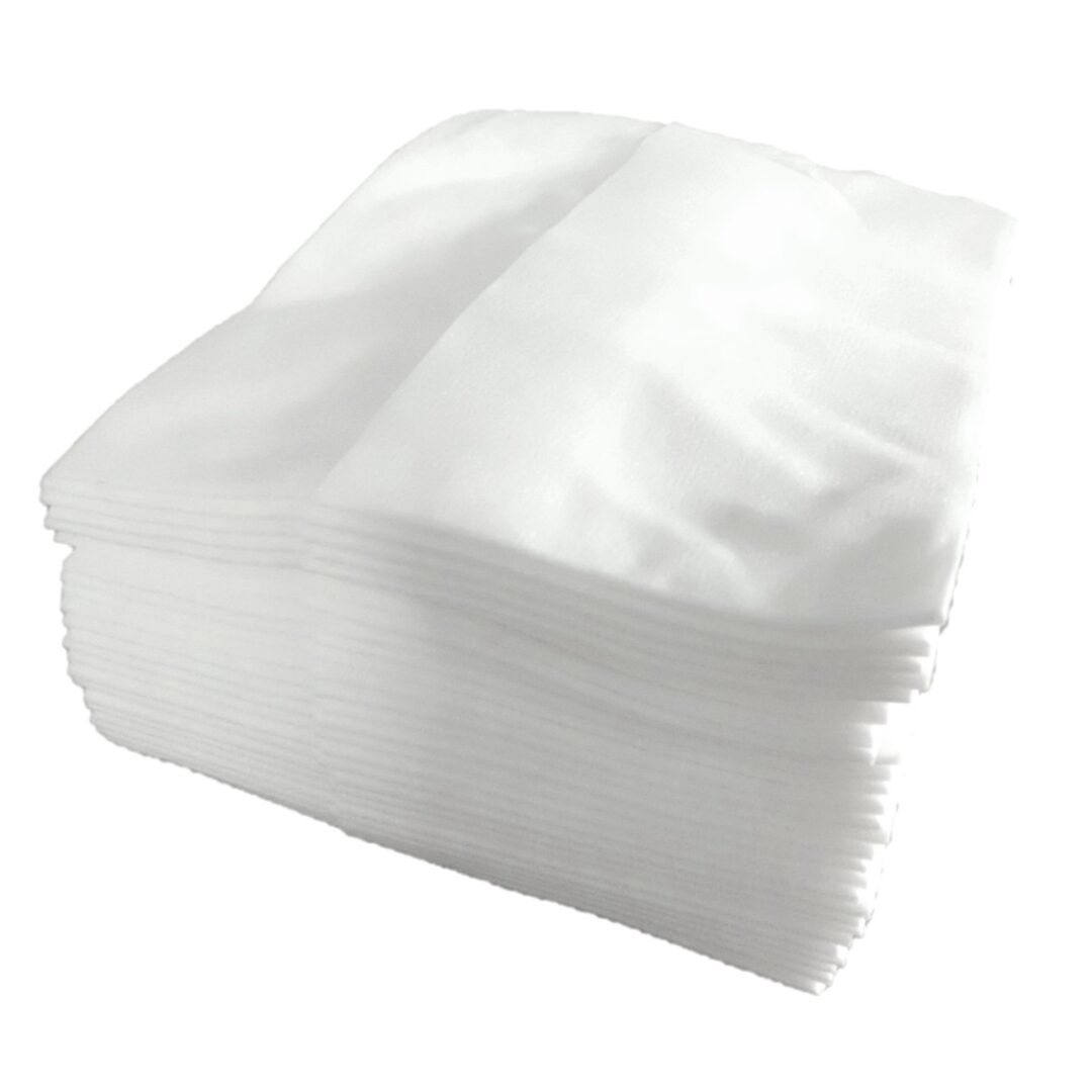 NOWOLIN® Poliertuch 65, 600 Tücher, hochwertige Viskosetücher mit Textilcharakter, glatte Oberflächenstruktur, weiß, ca. 35×38 cm, 20×30=600 Tücher – Bild 2