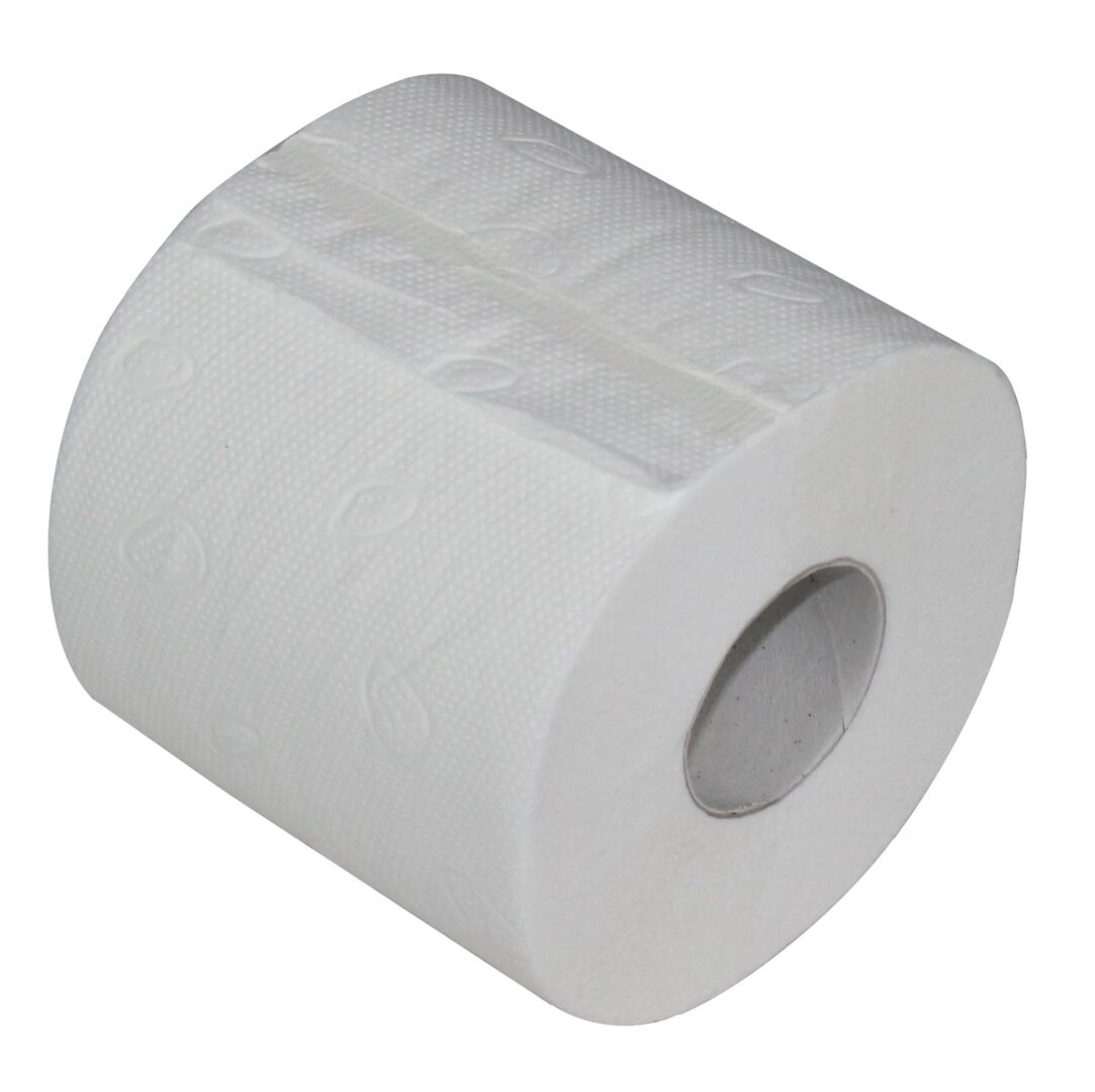 Toilettenpapier Paperdi, 2-lagig, naturweiß, 250 Blatt, 8×8=64 Rollen – Bild 2