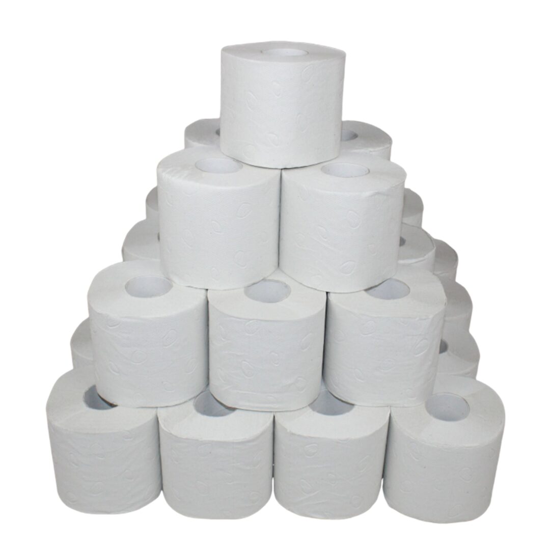 Toilettenpapier Paperdi, 2-lagig, naturweiß, 250 Blatt, 8×8=64 Rollen – Bild 8