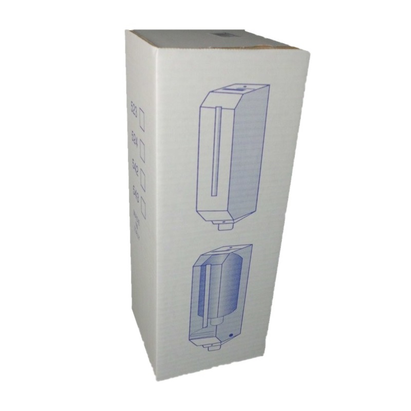 Seifenspender universal, für 500/950ml / mit Leerkartusche, weiß, Kunststoff – Bild 3