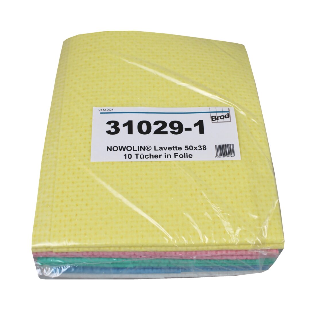 NOWOLIN® Extra Plus Lavette 80, Universaltücher mit Textilcharakter, Lochstruktur, bunt, Viskose/Polyester, 50×38 cm, 10 Tücher – Bild 5