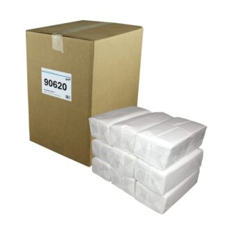 Servietten Brod® 1-lagig, weiß, Zellstoff, 32,5×32 cm, 1/8 Falz, 9×500=4500 Stück