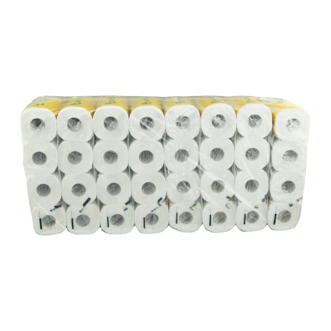Toilettenpapier Paperdi, 2-lagig, naturweiß, 250 Blatt, 8×8=64 Rollen – Bild 6