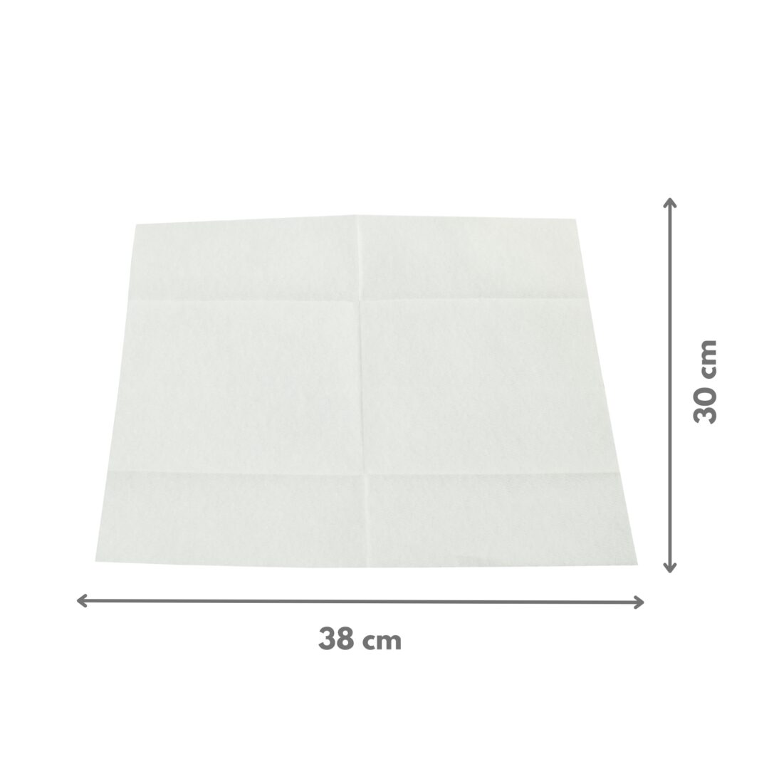Brotex® Mars 60, Airlaid Wischtücher, glatte Oberfläche, weiß, Zellstoff, 30×38 cm, 25 Tücher – Bild 4