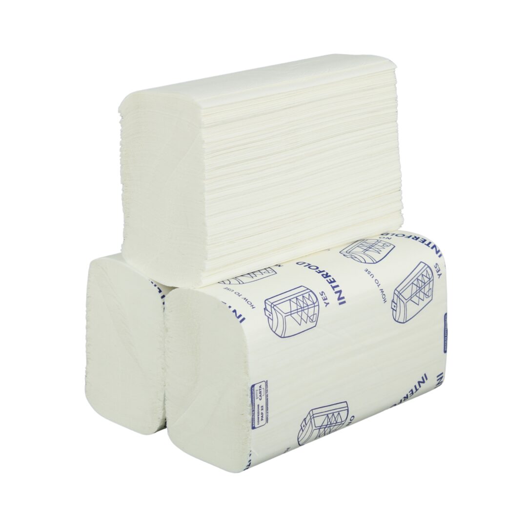 Falthandtuch Paperdi, 2-lagig, hochweiß, Zellstoff, N-Falz, 21x24cm, 3000 Tücher – Bild 3