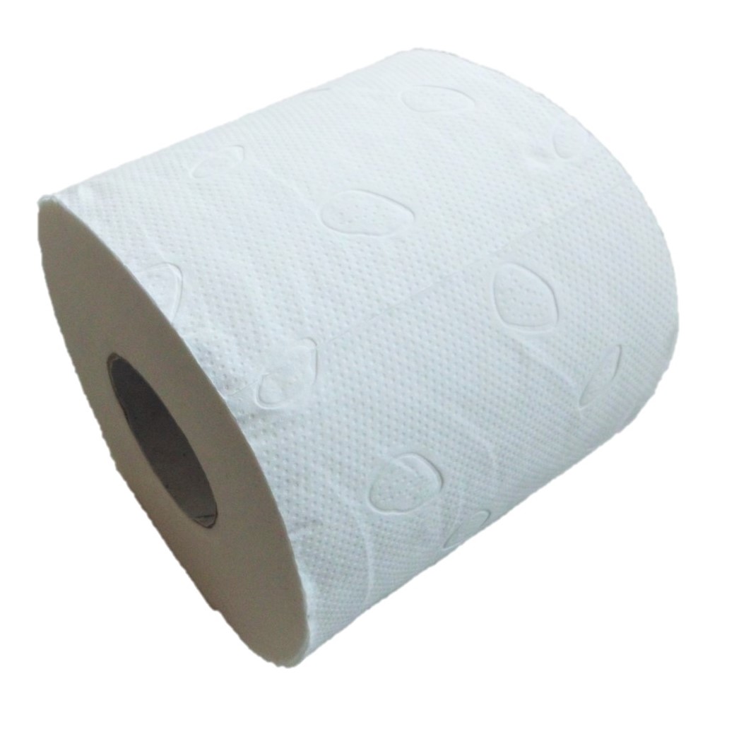 Toilettenpapier Paperdi, 3-lagig, hochweiß, Zellstoff, 250 Blatt, 8×8=64 Rollen – Bild 2