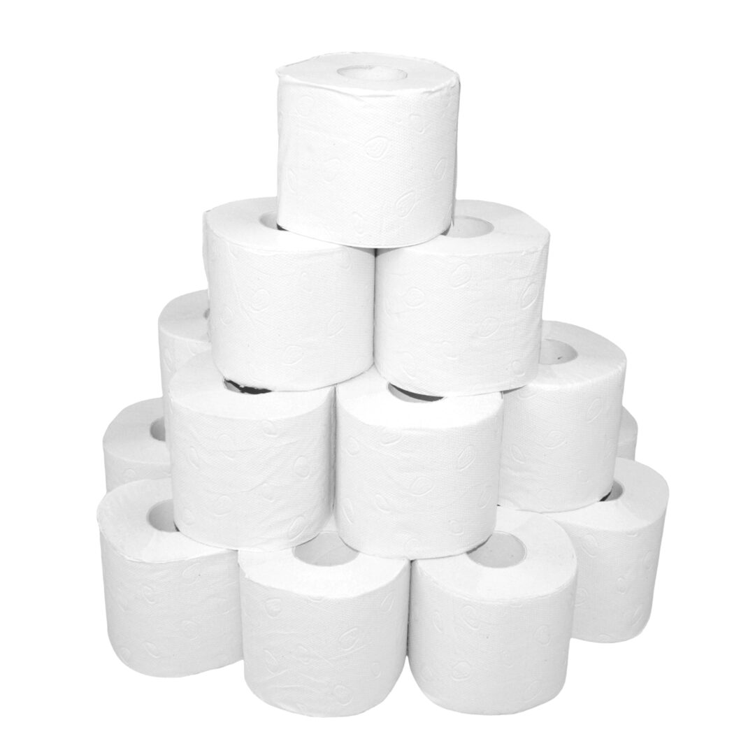 Toilettenpapier Paperdi, 3-lagig, hochweiß, Zellstoff, 250 Blatt, 8×8=64 Rollen – Bild 8