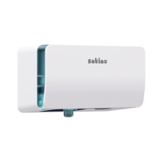 Toilettenpapierspender Satino, weiß, Kunststoff, MT1-kompatibel