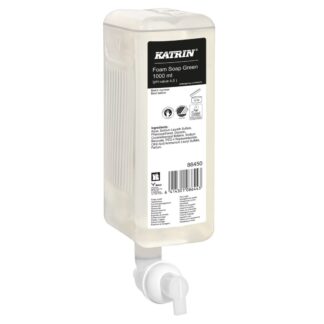 Katrin Schaumseife Green, farblos, Birkenholzduft, 1000 ml, 6 Kartuschen