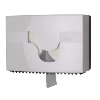Toilettenpapierspender Celtex, Megamini, weiß, Kunststoff