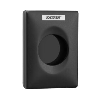 Hygienebeutelspender Katrin, schwarz, Kunststoff